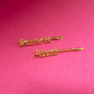 Ariana Grande Thank U Next Gold Steel Bobby Pins
